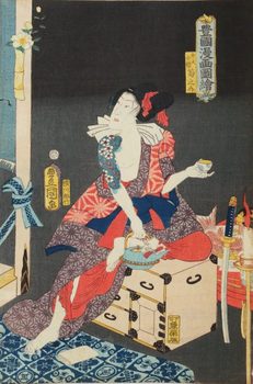 歌川豊国「豊国漫画図絵　弁天小僧菊之介」（1860）.jpg